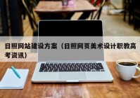 日照网站建设方案（日照网页美术设计职教高考资讯）