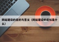 网站建设的目的与意义（网站建设的目标是什么）