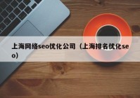 上海网络seo优化公司（上海排名优化seo）