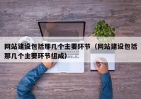 网站建设包括那几个主要环节（网站建设包括那几个主要环节组成）